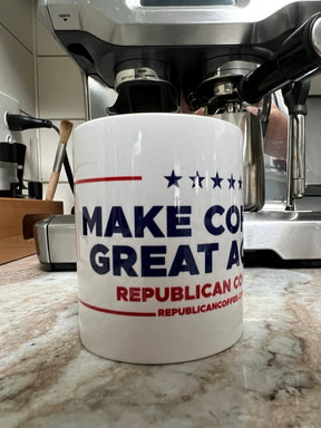 Republican Coffee Mug - Patriotic Coffee Mugs – Gifts for Conservatives, GOP Supporters, and Proud Americans! Make Coffee Great Again!