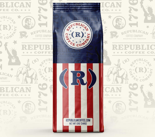 Original Republican Coffee – Classic American Roast (12oz Bag) | Perfect Gift for Coffee Lovers, Memorial Day, Mothers Day