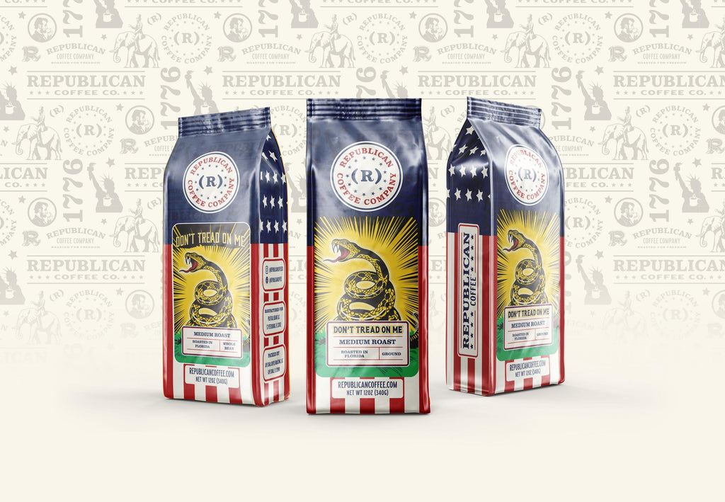 Don't Tread On Me | Republican Coffee – Bold Patriotic Brew for Conservatives | Perfect Gift for True Patriots | Pro-America Coffee |