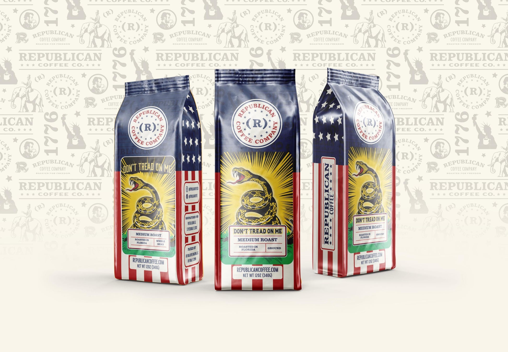 Don’t Tread On Me Coffee Gift – Bold Patriotic Roast for True Conservatives, Memorial Day, Mothers Day