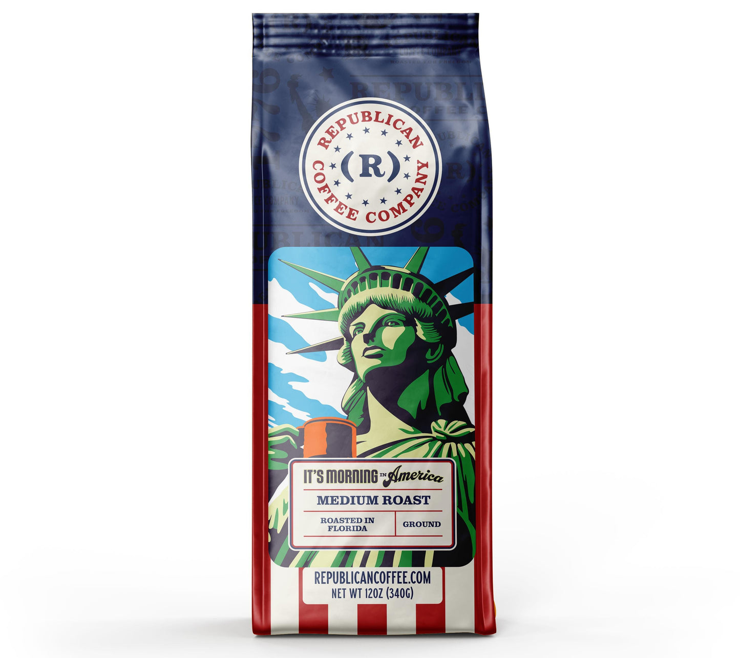 It’s Morning in America Coffee – Bold Patriotic Roast | Republican Gift Idea, Memorial Day, Mothers Day