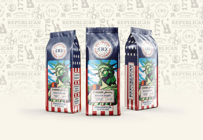 It’s Morning in America Coffee – Bold Patriotic Roast | Republican Gift Idea, Memorial Day, Mothers Day