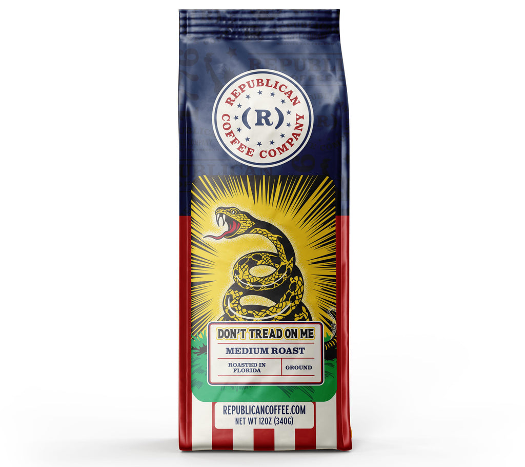 Don't Tread On Me | Republican Coffee – Bold Patriotic Brew for Conservatives | Perfect Gift for True Patriots | Pro-America Coffee |