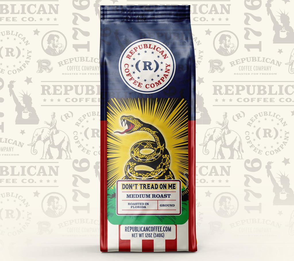 Don't Tread On Me | Republican Coffee – Bold Patriotic Brew for Conservatives | Perfect Gift for True Patriots | Pro-America Coffee |