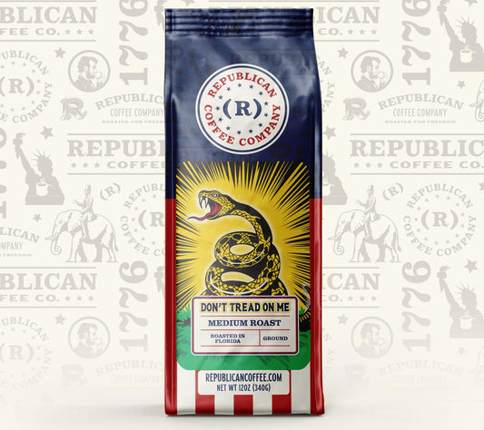 Don’t Tread On Me Coffee Gift – Bold Patriotic Roast for True Conservatives, Memorial Day, Mothers Day