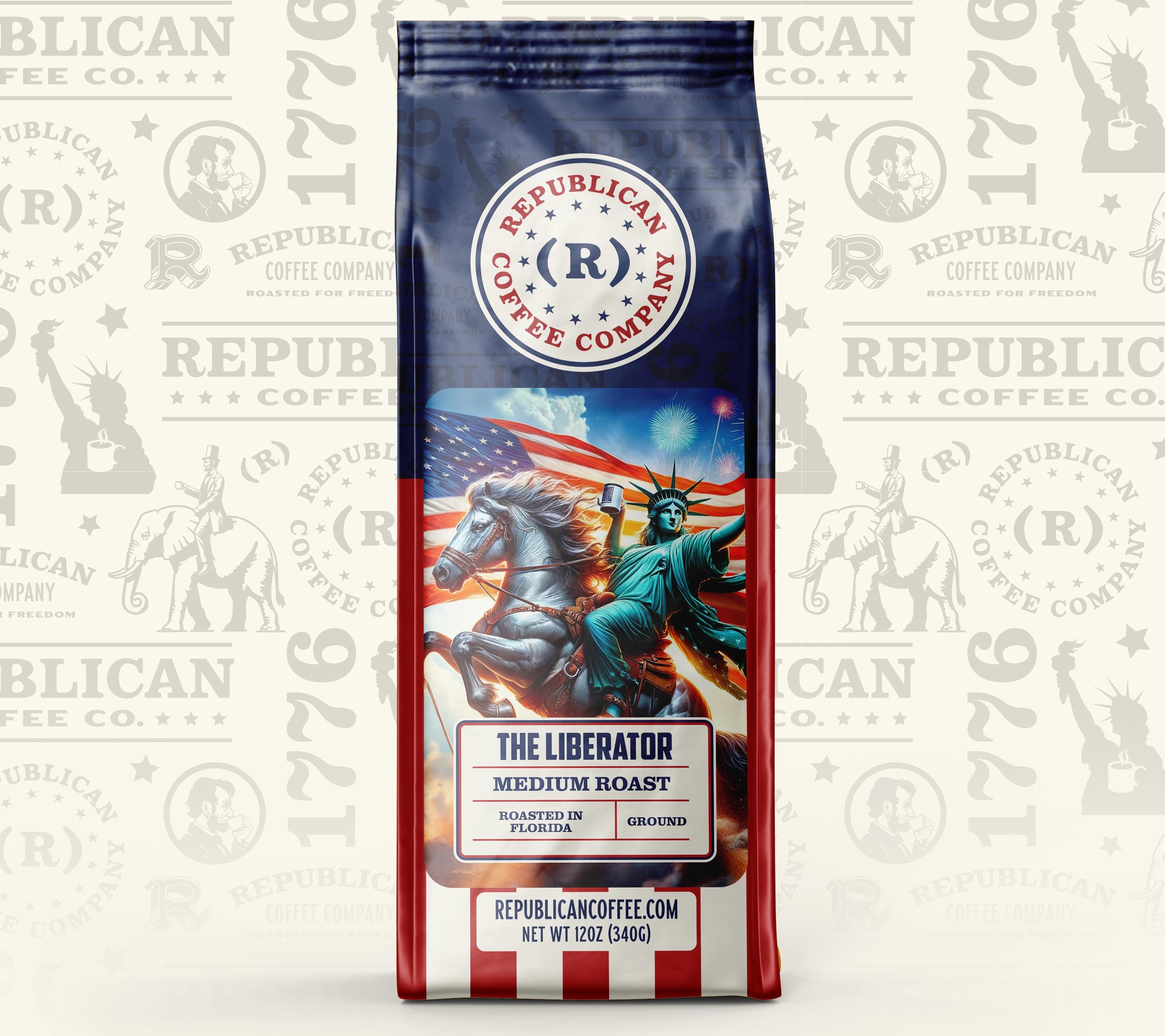 Republican Coffee| The Liberator| Trump Coffee, Trump Lover Gift, Roast Coffee, Coffee Beans, Coffee, Birthday Gift, Fathers Day
