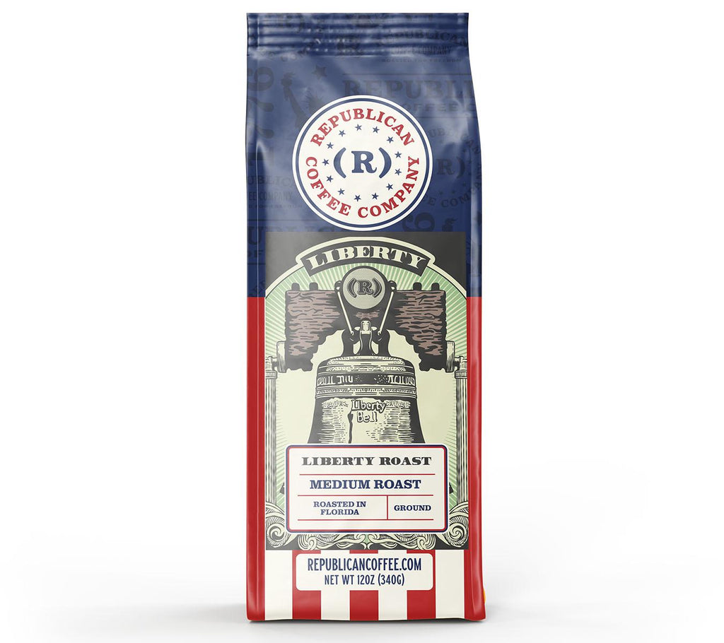 Liberty Roast- Republican Coffee| Patriotic American Coffee | Fresh Roasted Gourmet Coffee | Bold Flavor for Coffee Lovers | Trump Gift