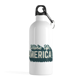 Wake Up America! Steel Water Bottle