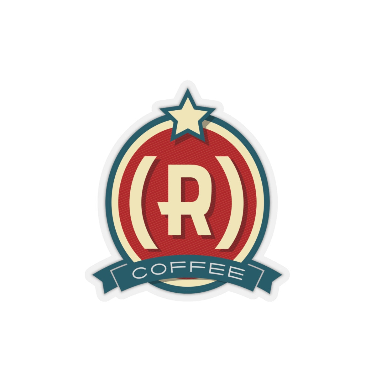 Republican Coffee Pride Stickers