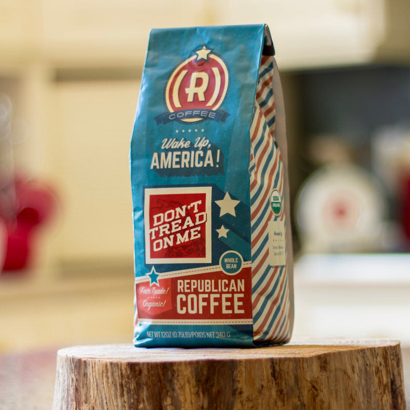 The Patriot (Coffee + Mug) - Whole Bean / Don't Tread on Me - Bundle - Republican Coffee - 5