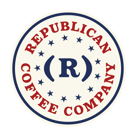 Republican Coffee Co. badge